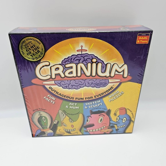 Cranium Outrageous Fun For Everyone Game Board Game 2004 New Factory Sealed - Picture 1 of 6